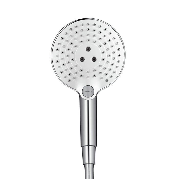 Shower Head HANSGROHE Raindance Select S 120 Ecosmart, chrome/white, 26531400