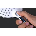 Dušipea HANSGROHE Raindance Select S 120 Ecosmart, kroom/valge, 26531400