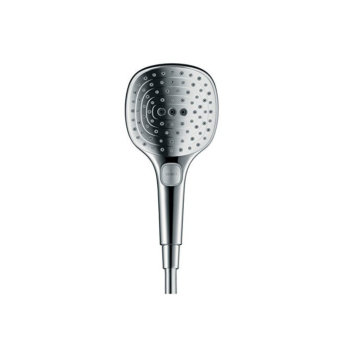 Dušipea HANSGROHE Raindance Select E 120 3 jet Ecosmart, kroomi sulg, 26520000