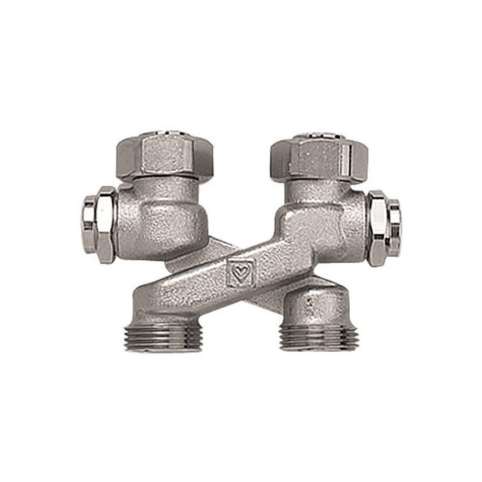 Adjustable cross lower connection node HERZ, between centers 50 mm