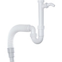 Franke siphons, 1 1/2"", flexible