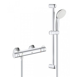 GROHE Grohtherm 800 thermostatic mixer showers with Tempesta 600 shower set