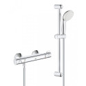 GROHE Grohtherm 800 thermostatic mixer showers with Tempesta 600 shower set