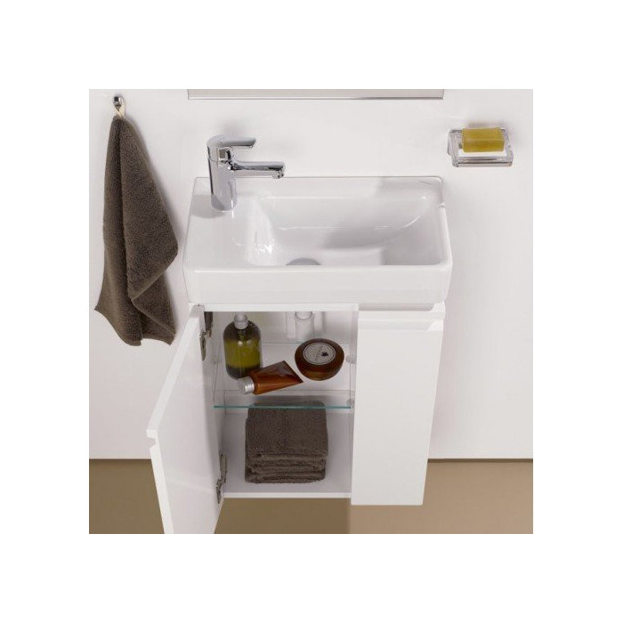 Rippuv pesumasin asümmeetriline LAUFEN Pro S, 480 x 280 mm (segisti ava vasakul)