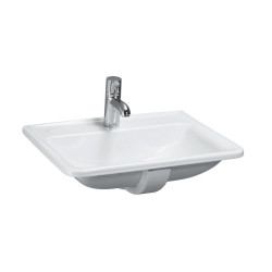 Laufen Pro S sink, top-mounted, 560 x 440 mm (faucet hole in the center)