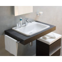 Ülemisse paigaldatav kraanikauss LAUFEN Pro S, 560 x 440 mm (segisti ava keskel)