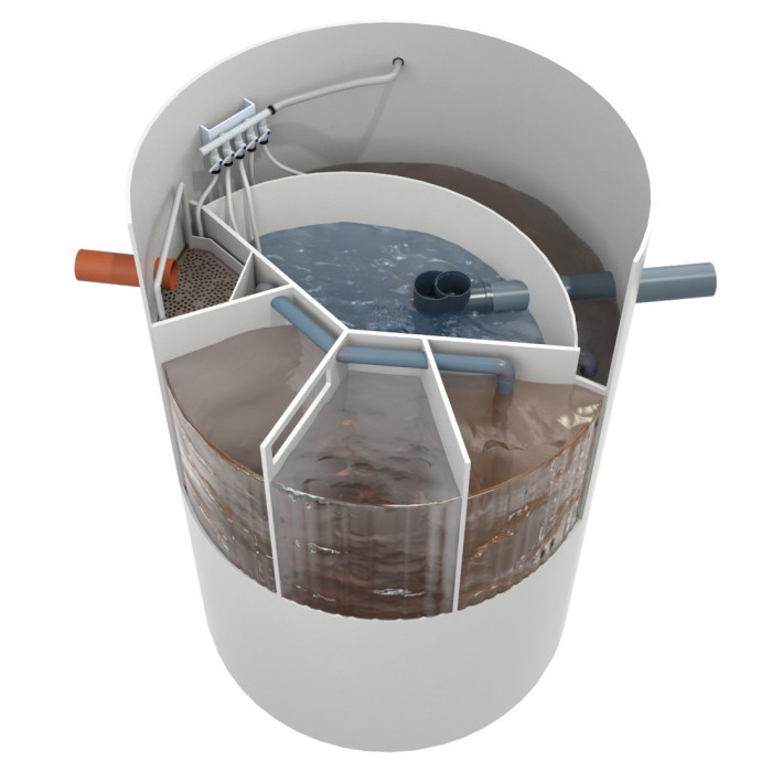 Domestic wastewater treatment plant AUGUST AT-6