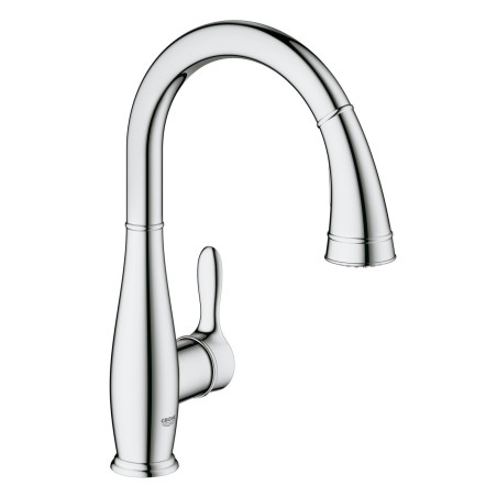Кухонный смеситель с выдвижным изливом GROHE Parkfield, 30215001