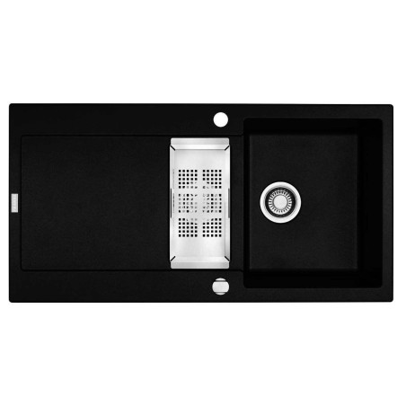 FRANKE Maris MRG 651 stone composite (granite) sink, 97x50 cm, onyx (black)
