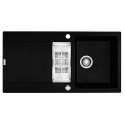 FRANKE Maris MRG 651 stone composite (granite) sink, 97x50 cm, onyx (black)