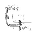 Extended siphon for bath VIEGA Simplex, automatic, 595678