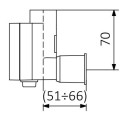Controller for heating element with hidden wire, without plug TERMA KTX4