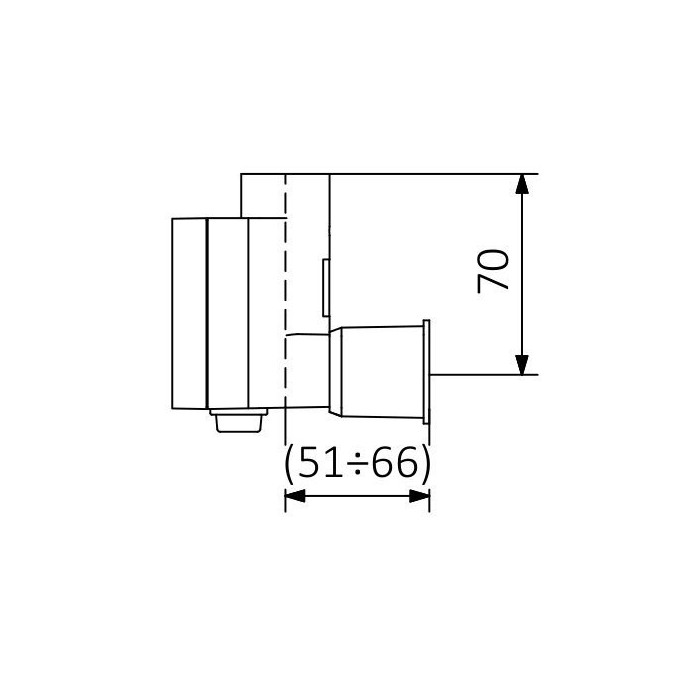 Controller for heating element with hidden wire, without plug TERMA KTX4