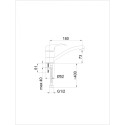 RUBINETA P-19 STAR sink mixer