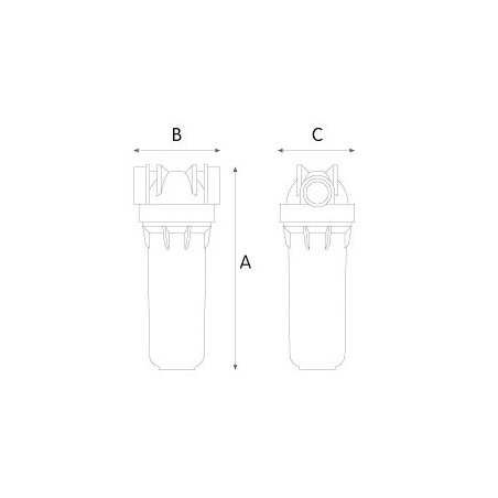 Filtri korpused ATLAS FILTRID DP 3/4""