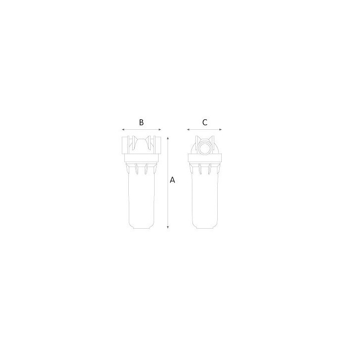 Filter housings ATLAS FILTERS DP 3/4""