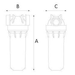 Фильтровые корпуса ATLAS FILTRAI DP 1""