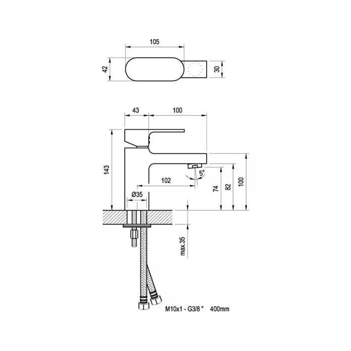 RAVAK Chrome faucet