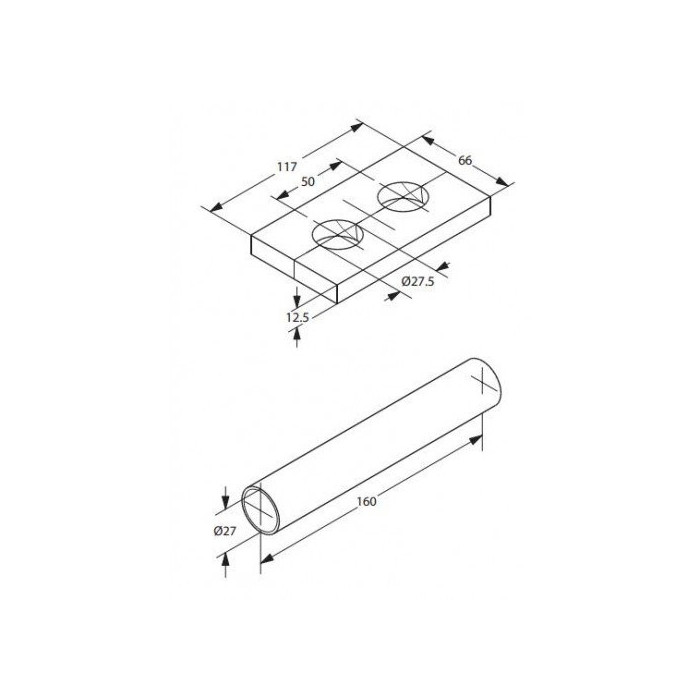 Kroomitud viimistlus DANFOSS