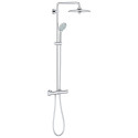 GROHE Euphoria 260 thermostatic shower system with Euphoria 110 hand shower massage