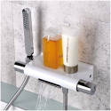 Thermostatic bath-shower mixer with waterfall flow type ALPI Zago