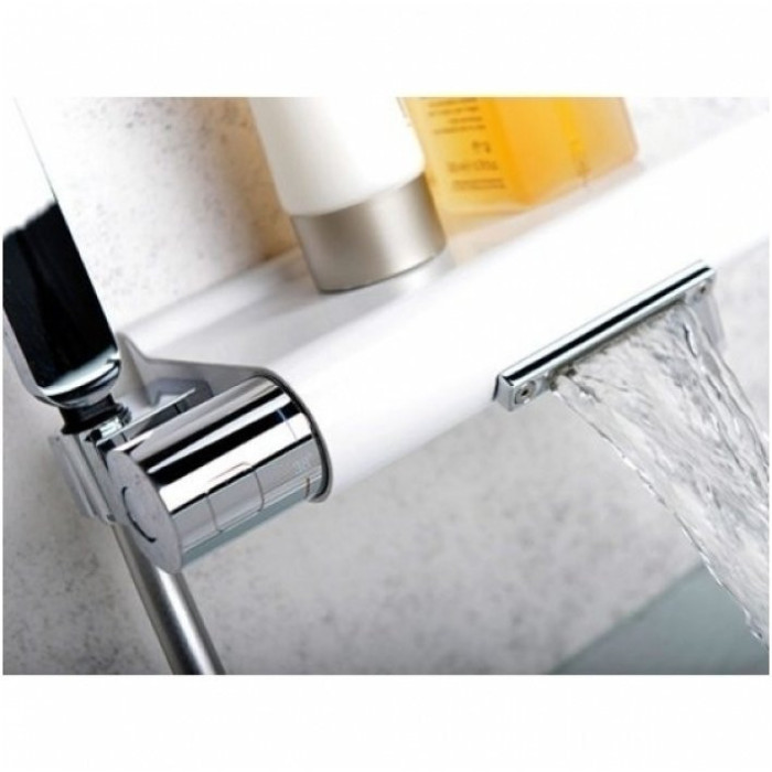 Thermostatic bath-shower mixer with waterfall flow type ALPI Zago