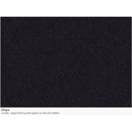 FRANKE Ronda ROG 610-41 stone (granite) sink, 51 cm, onyx (black), with an eccentric valve