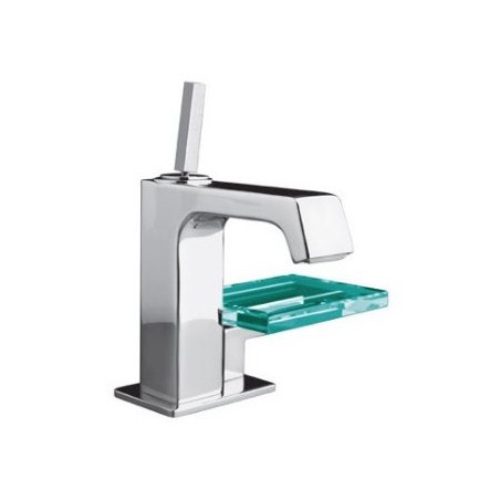 ALPI Infiniti sink mixer with soap shelf and bottom valve