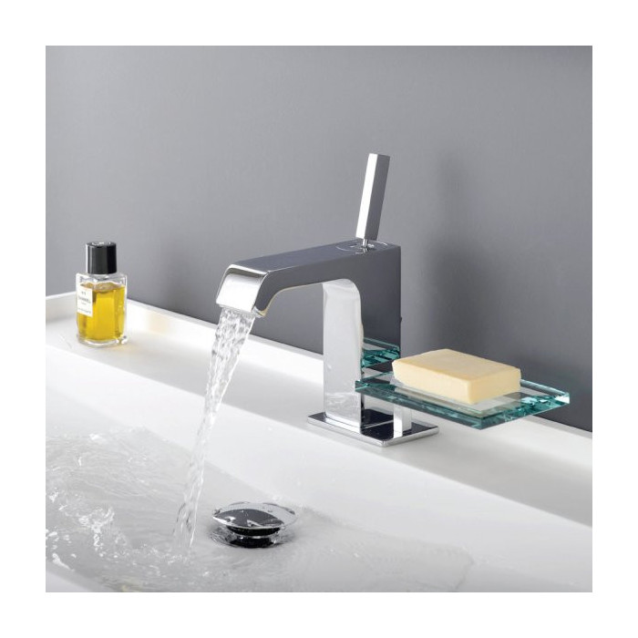 ALPI Infiniti sink mixer with soap shelf and bottom valve