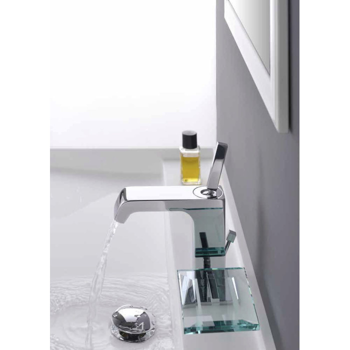 ALPI Infiniti sink mixer with soap shelf and bottom valve