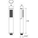 RAVAK Oval Mini shower head, 1 function