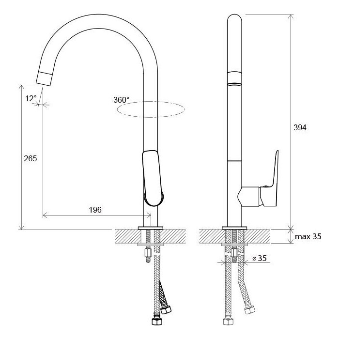 Kitchen (sink) faucet RAVAK Classic