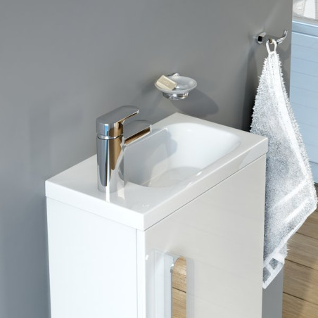 Умывальник мини RAVAK Chrome 400 x 220 мм, раздражающий