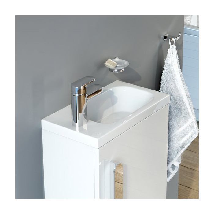 Mini RAVAK Chrome sink 400 x 220 mm, irritating