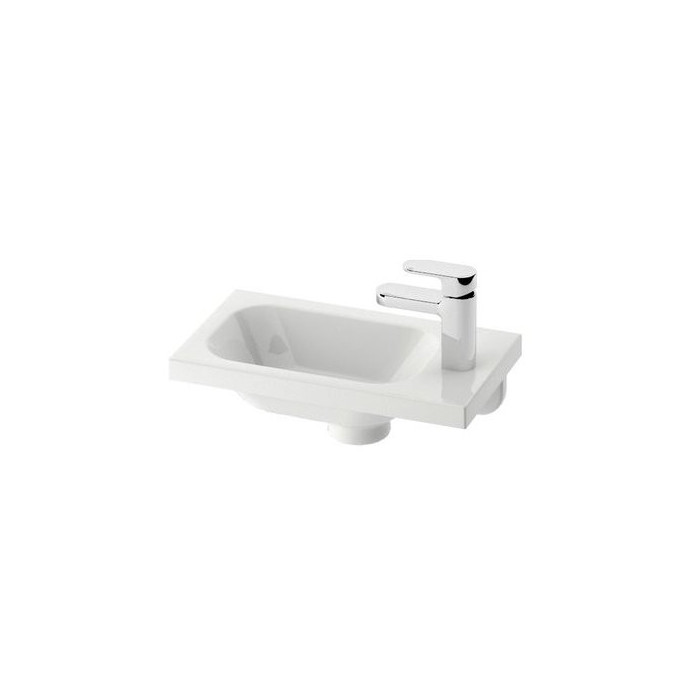Mini RAVAK Chrome 400 x 220 mm kraanikauss, parempoolne