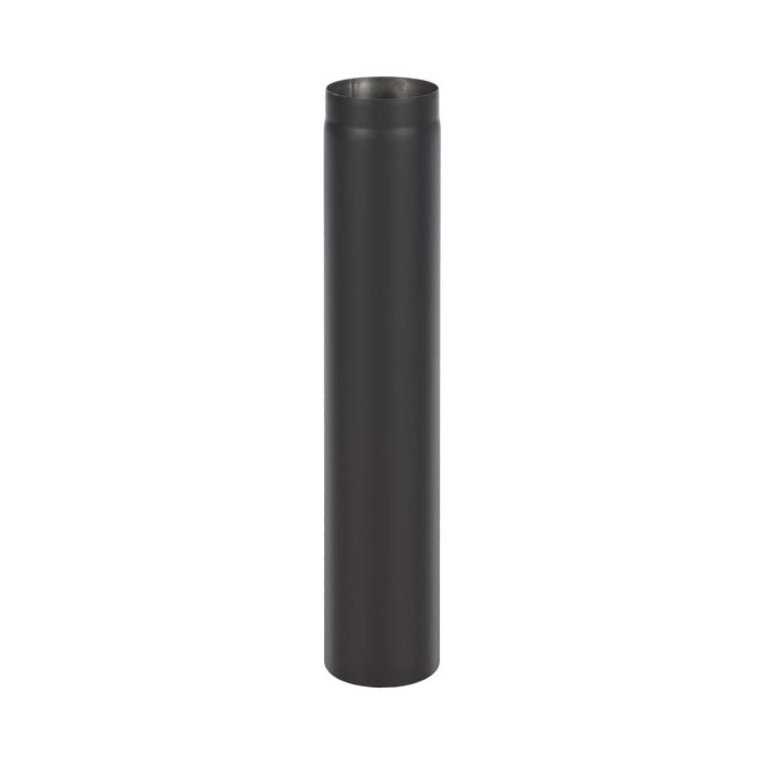 Black steel chimney DARCO 160 x 1000 mm