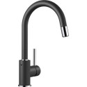Kitchen (sink) mixer BLANCO MIDA-S, anthracite with a pull-out hose