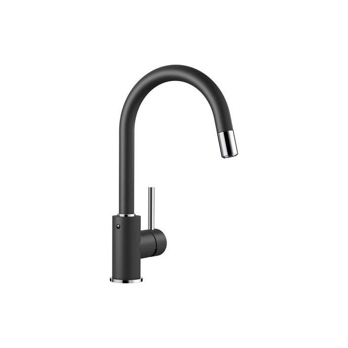 Kitchen (sink) mixer BLANCO MIDA-S, anthracite with a pull-out hose