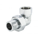 Chrome (shiny) PROFACTOR 3/4"" x 3/4"" corner disassembled joint
