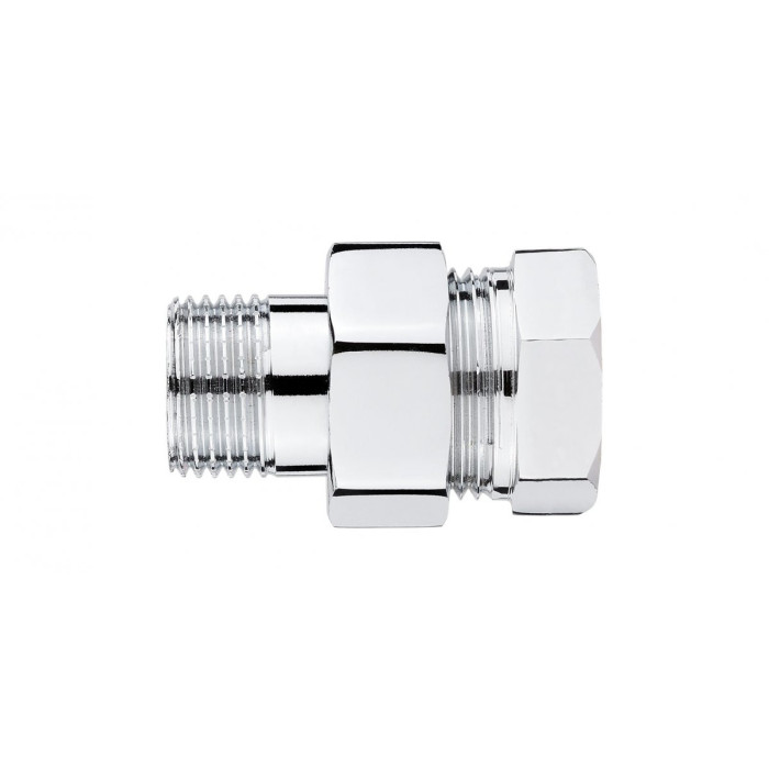Соединение разборное хромированное (глянцевое) PROFACTOR 1/2"" x 1/2""