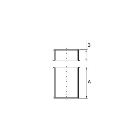 Connection with chrome-plated (shiny) PROFACTOR 3/4"" x 3/4"" coupling