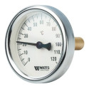 Bimetalline termomeeter WATTS 63 mm, 0-120° C