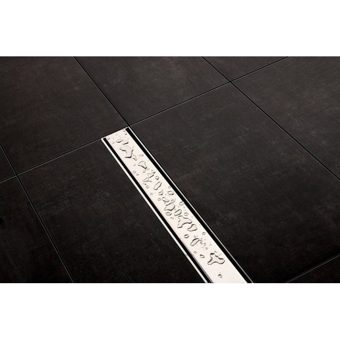 TECEdrainline shower channel grates, Steel II 700 mm