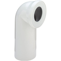 WC (ühenduse) küünarnukk 90° VIEGA, valge