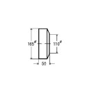WC (unitazo) charging trim rose VIEGA, white