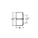 WC (unitazo) charging trim rose VIEGA, white