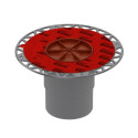 Vertical trap TECEdrainpoint S DN 100 with "dry" siphon