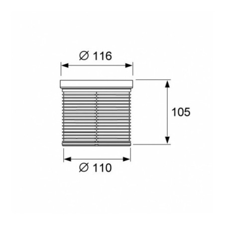 Extension TECEdrainpoint S