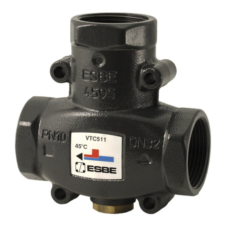 Termostaatiline kütteventiil ESBE VTC511 DN 25, 60°C