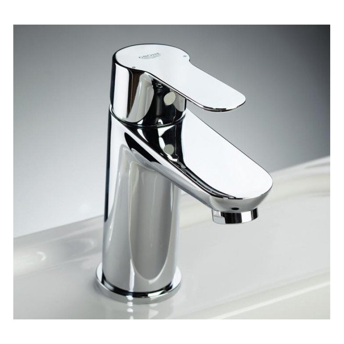 Смеситель для раковины с донным клапаном GROHE BauEdge
